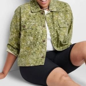 Wild Fable Women’s Green Floral Jacket